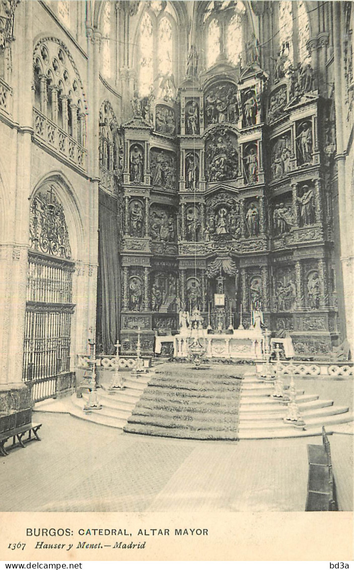 ESPANA BURGOS  CATEDRAL ALTAR MAYOR - Burgos