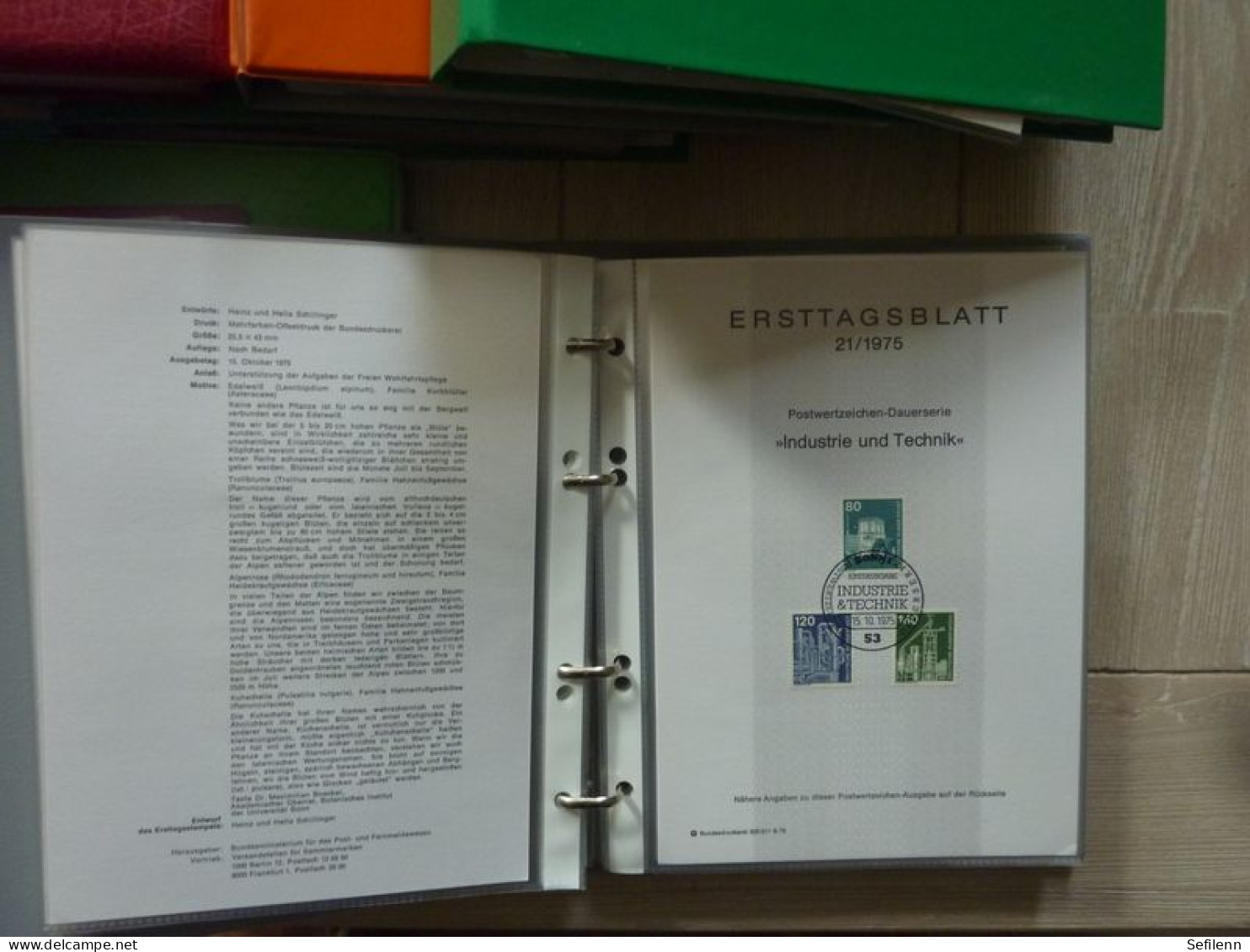 1974/1990 Deutschland Bundespost + Berlin 595x Ersttagblatt (not Complete) In 11 Binders - Collezioni (in Album)