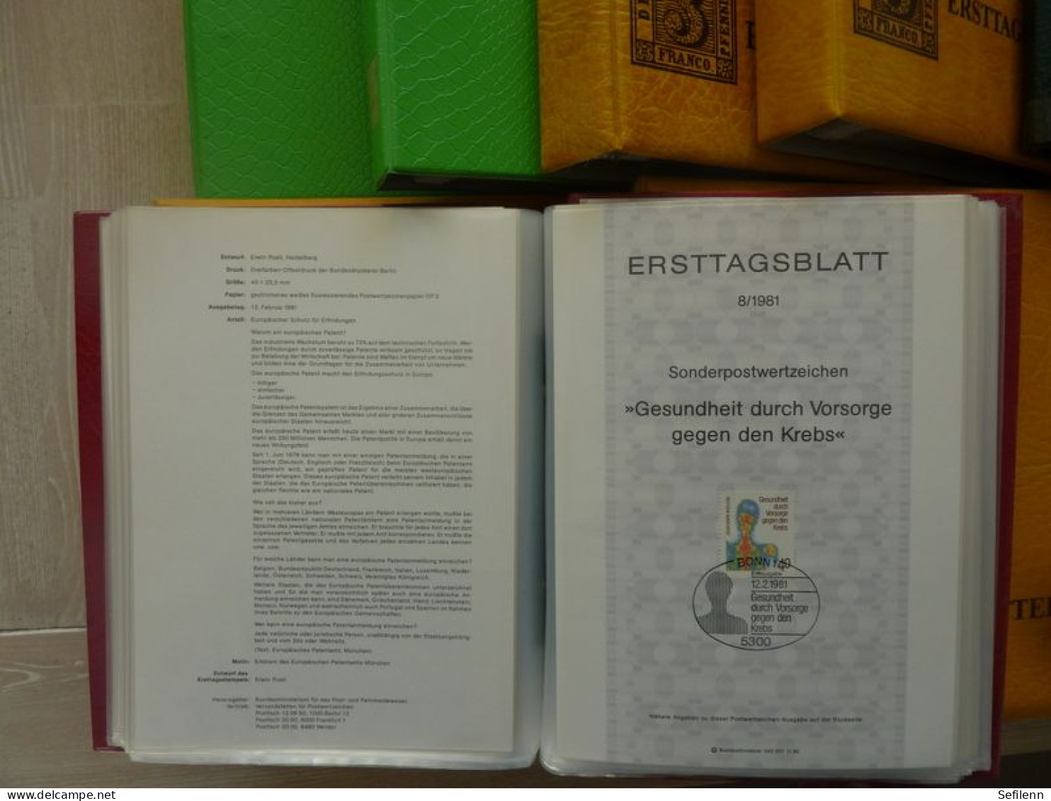 1980/1991 Deutschland Bundespost 650x Ersttagblatt (not Complete) In 11 Binders - Sammlungen (im Alben)