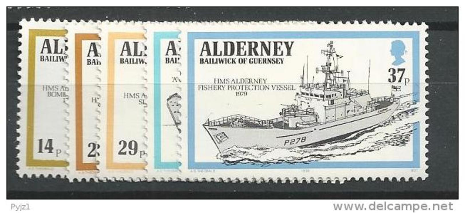 1990 MNH Alderney Postfris - Maritime