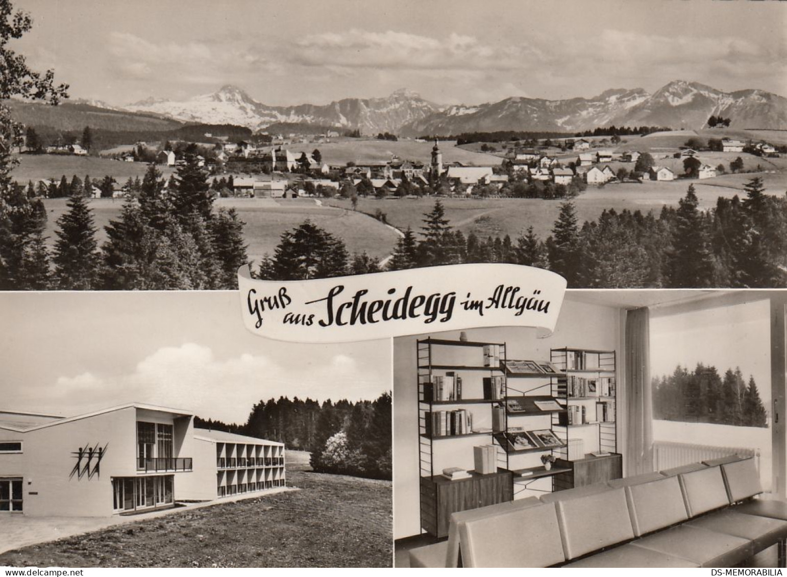 Scheidegg - Jugendbildungs Und Freizeitheim Der Deutschen Postgewerkschaft 1965 - Lindenberg I. Allg.