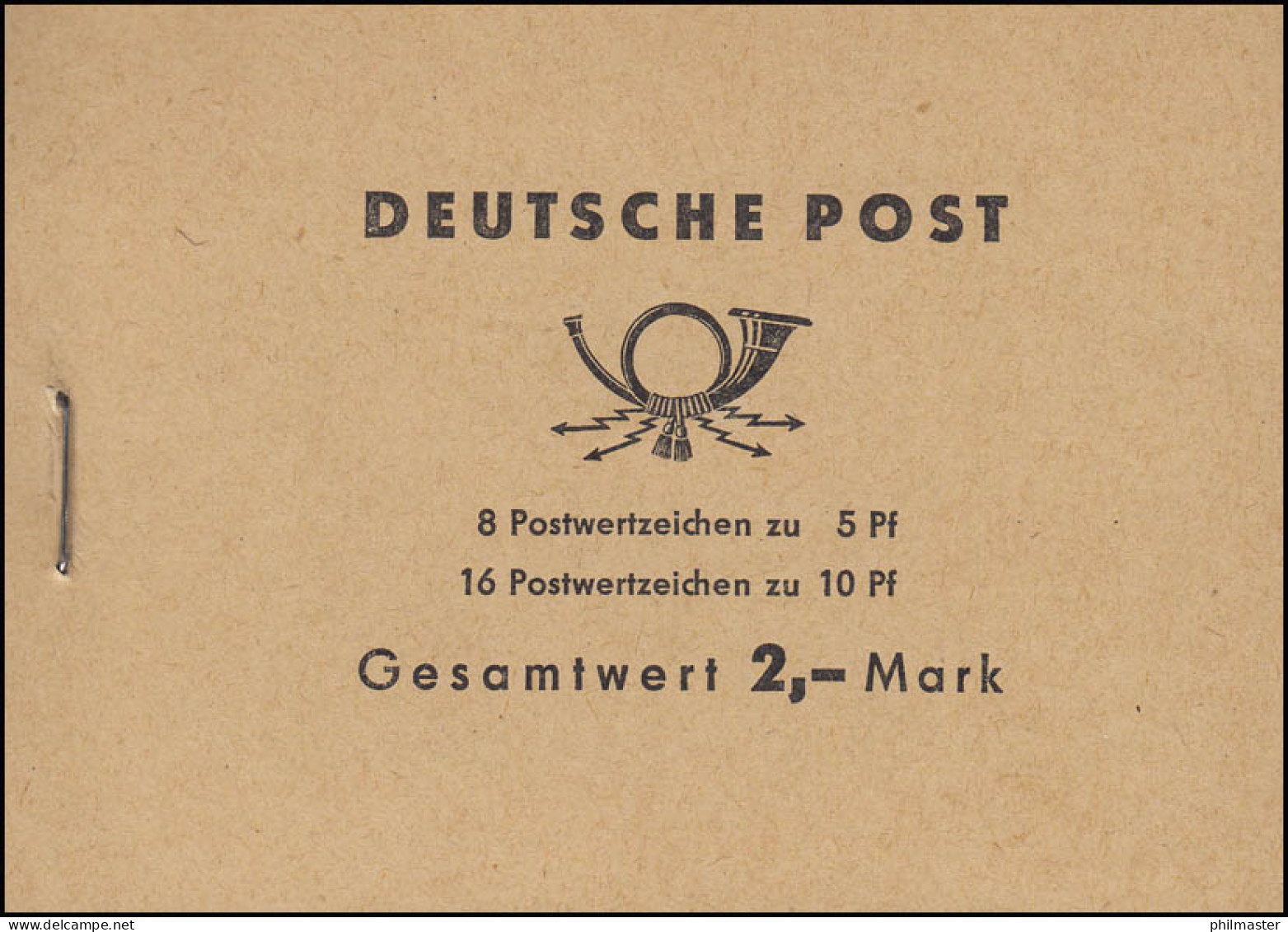 MH 4c1c Ulbricht 1968 - Postfrisch ** - Markenheftchen