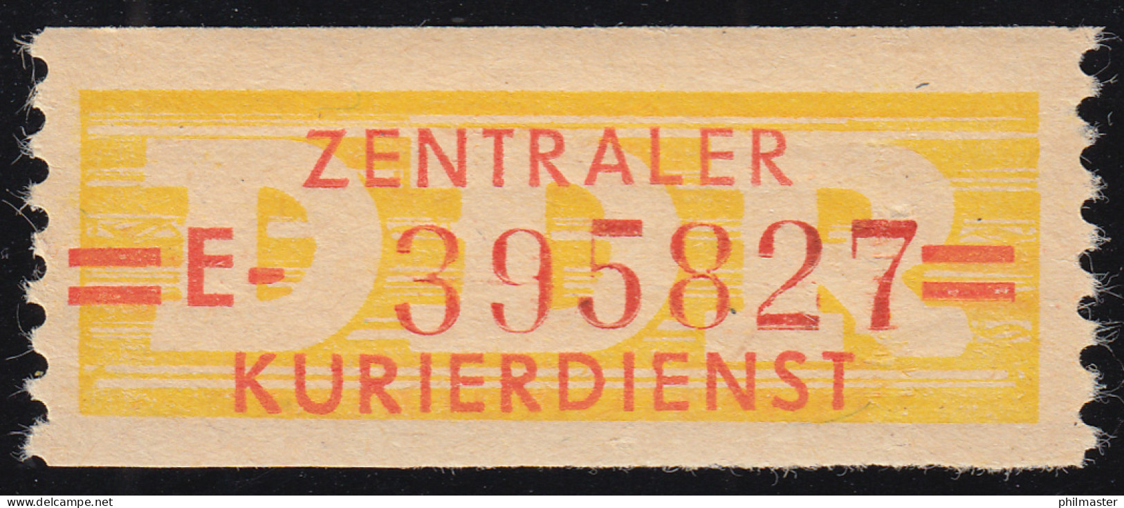 17-E-Neudruck Dienst-B, Billetform, Dünne Balken, ** Postfrisch - Mint