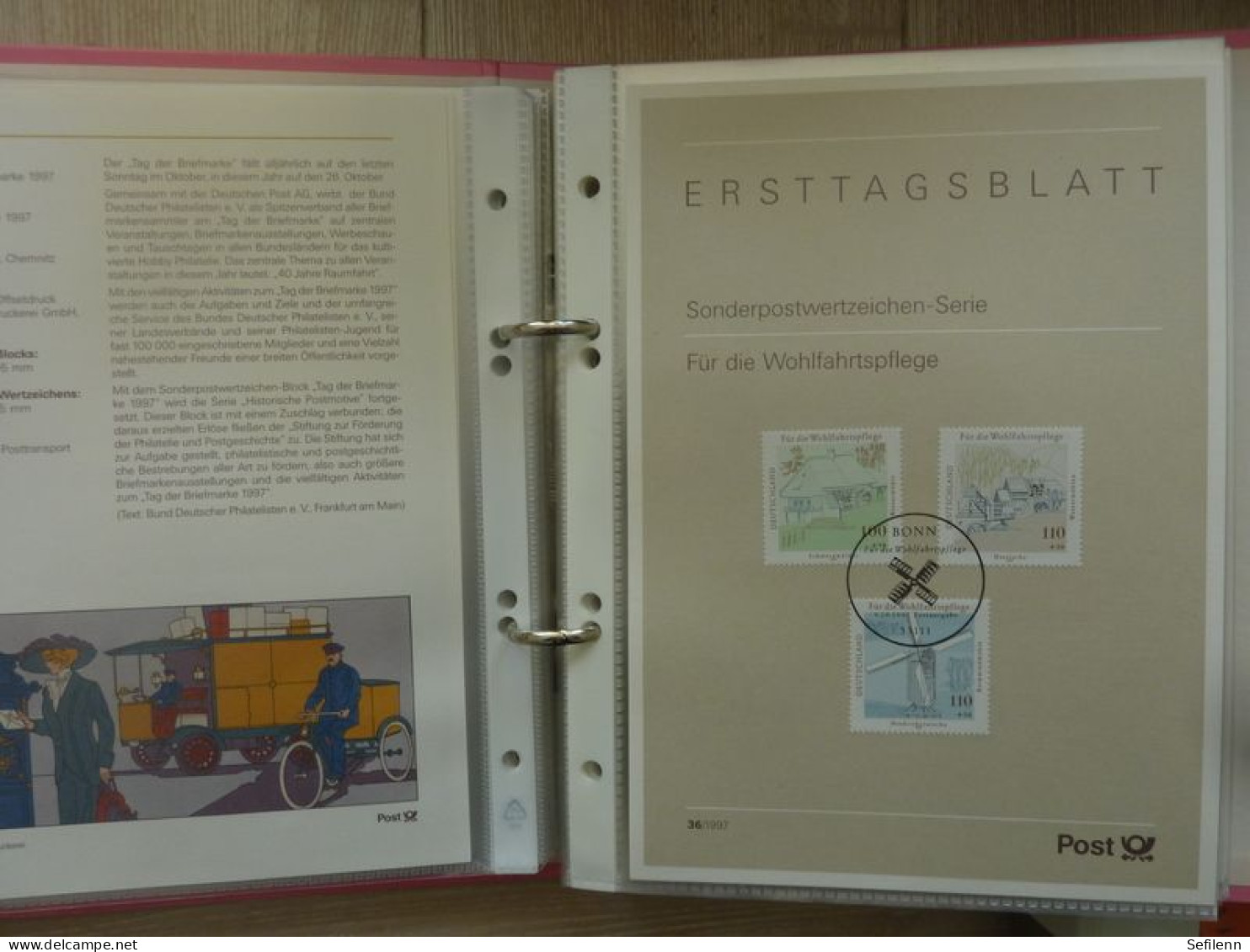 1990/2000 Deutschland Bundespost 530x Ersttagblatt (not Complete) In 8 Binders - Collections (en Albums)