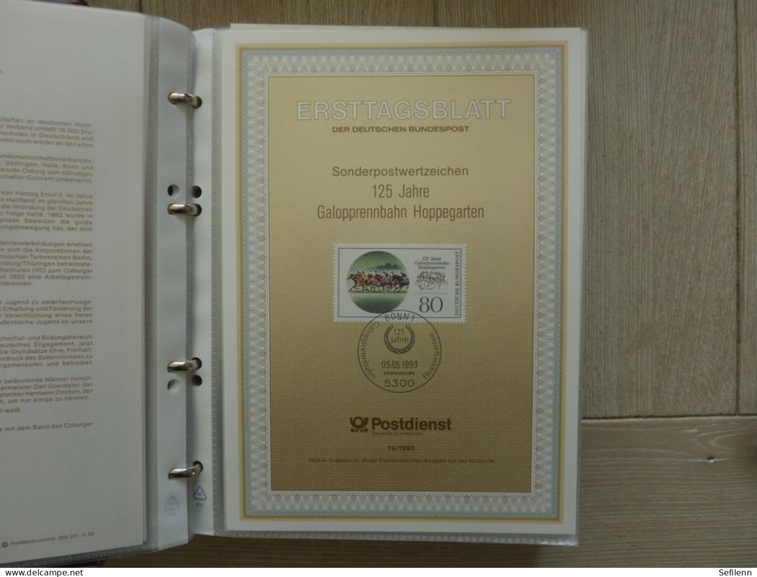 1990/2000 Deutschland Bundespost 530x Ersttagblatt (not Complete) In 8 Binders - Sammlungen (im Alben)