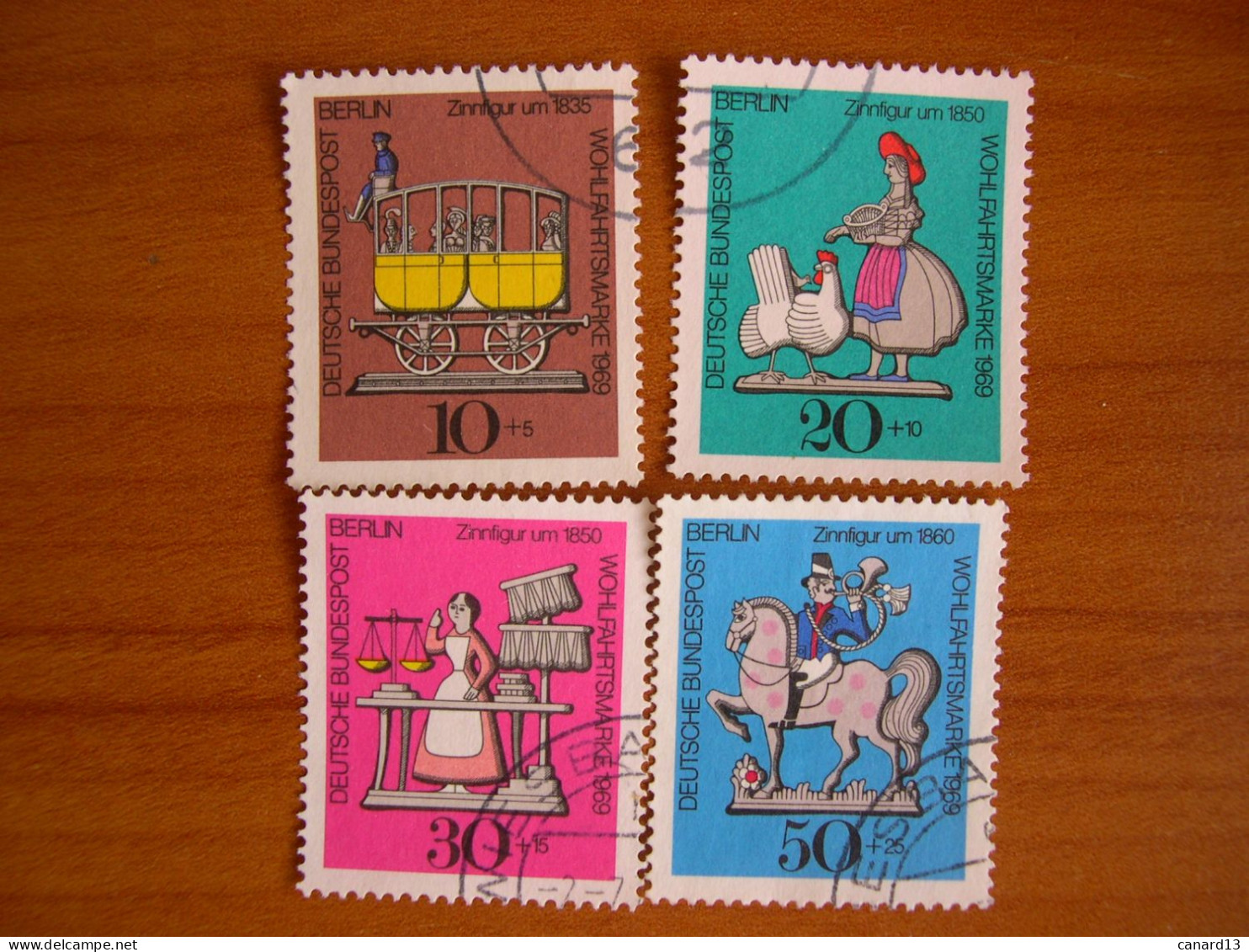 Allemagne Berlin Obl N° 318/21 - Used Stamps
