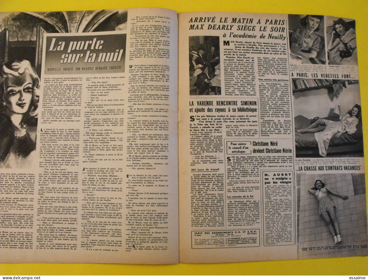 6 revues La semaine de 1942. actualités guerre photos collaboration sebastopol micheline presle dieppe libye