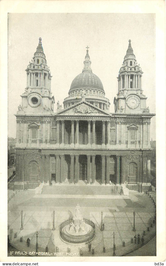  ENGLAND  SAINT PAUL'S CATHEDRAL WEST FROMT - St. Paul's Cathedral