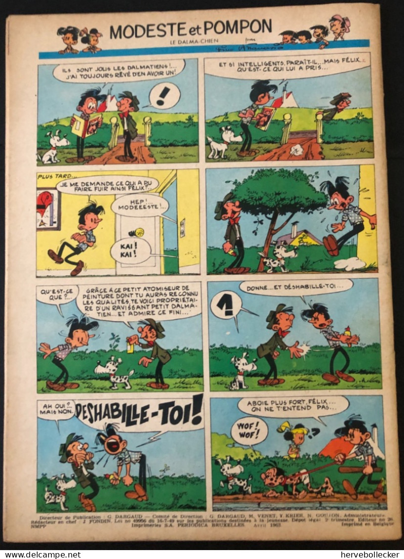 TINTIN Le Journal Des Jeunes N° 754 - 1963 - Tintin