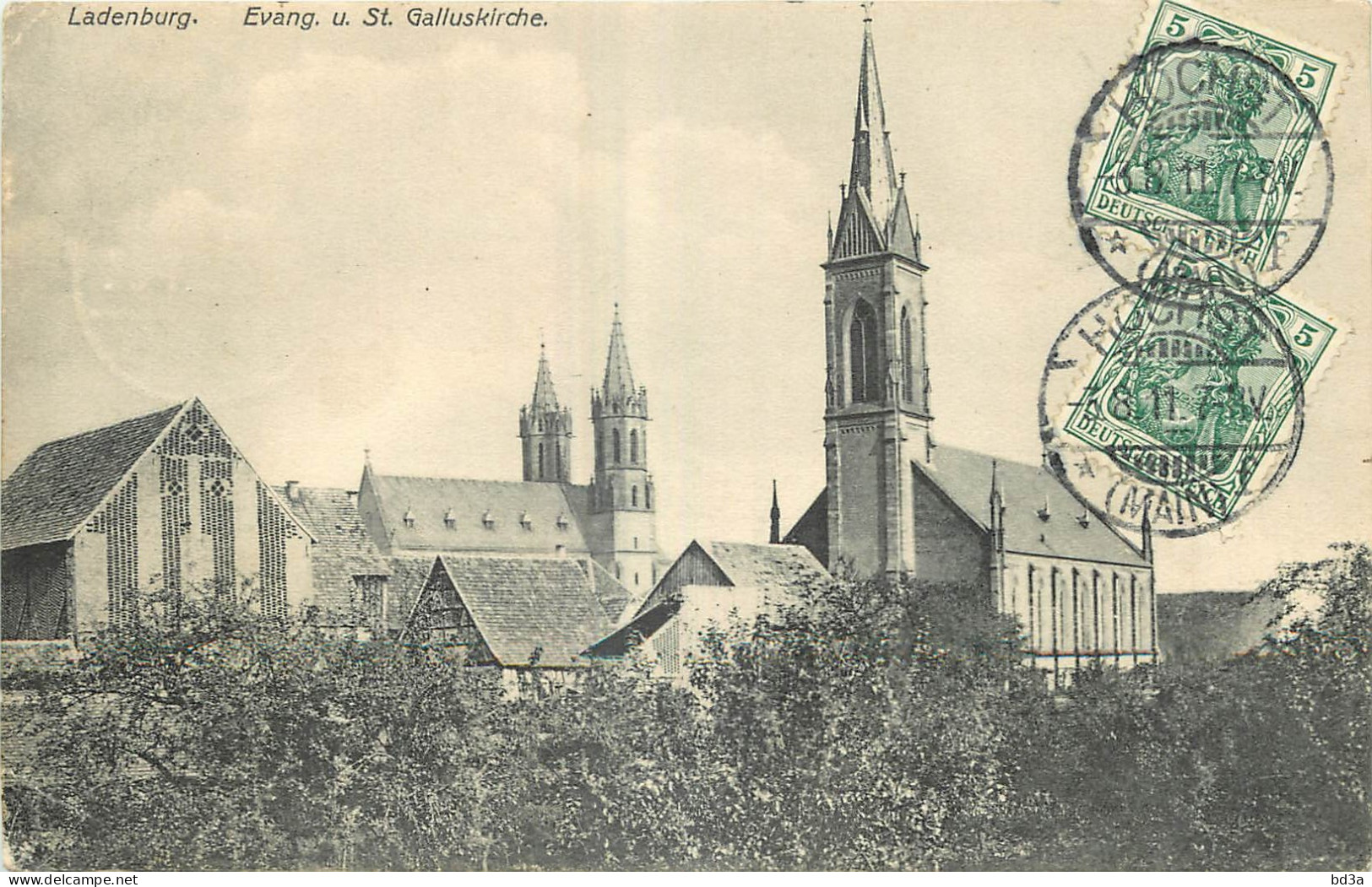 DEUTSCHLAND LADENBURG EVANG. U. ST GALLUSKIRCHE - Ladenburg