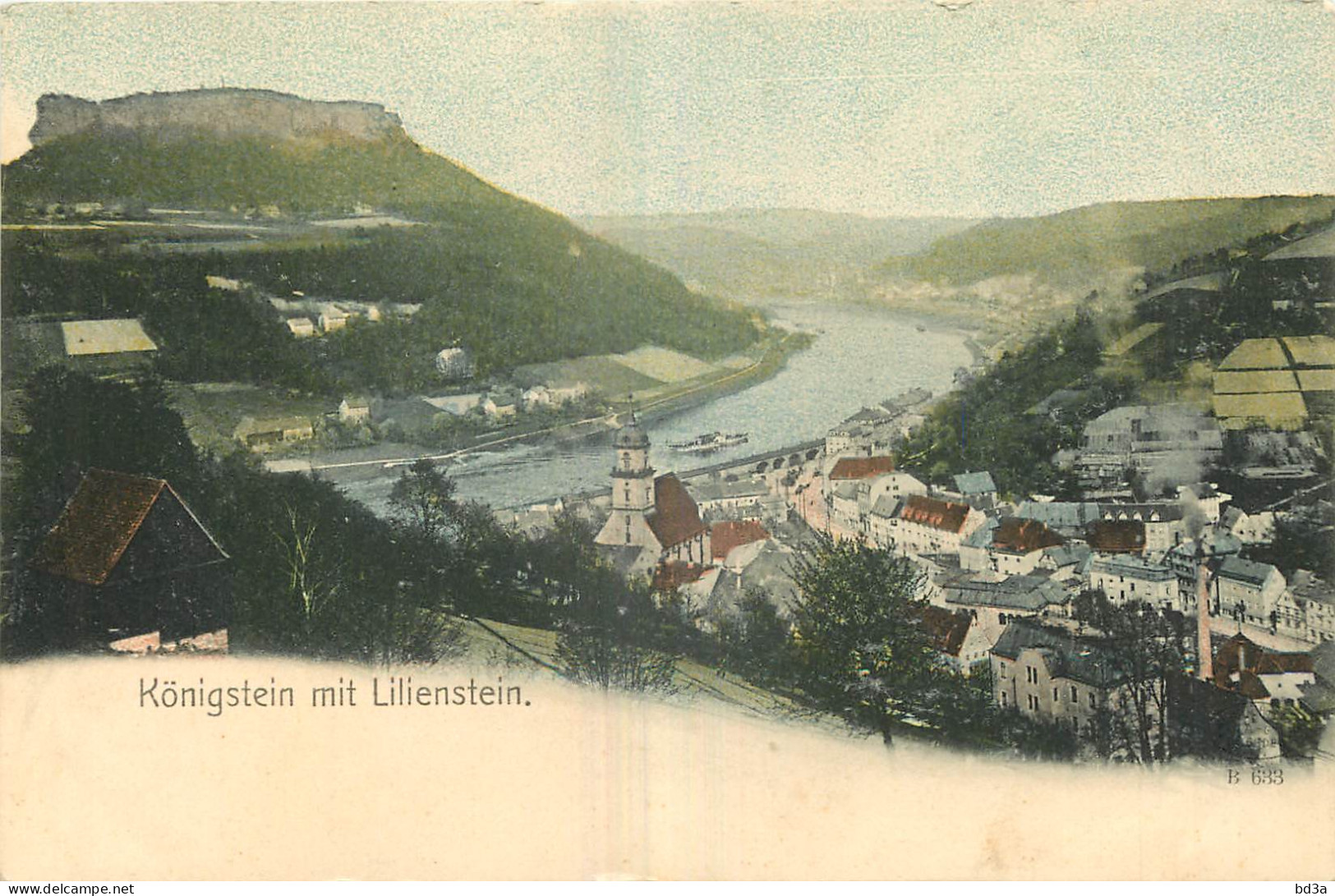 DEUTSCHLAND KÖNIGSTEIN MIT LILIENSTEIN - Koenigstein (Saechs. Schw.)