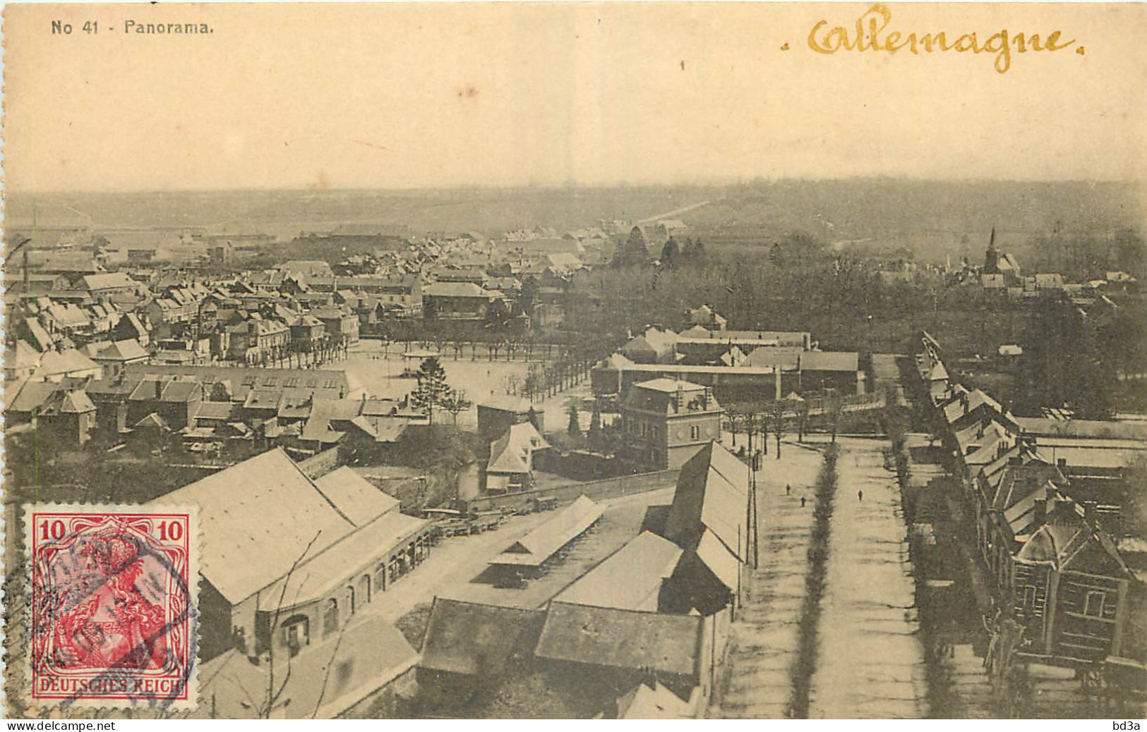 DEUTSCHLAND N° 41 PANORAMA Verlag Franz Leuwer Bremen ? A IDENTIFIER - Te Identificeren