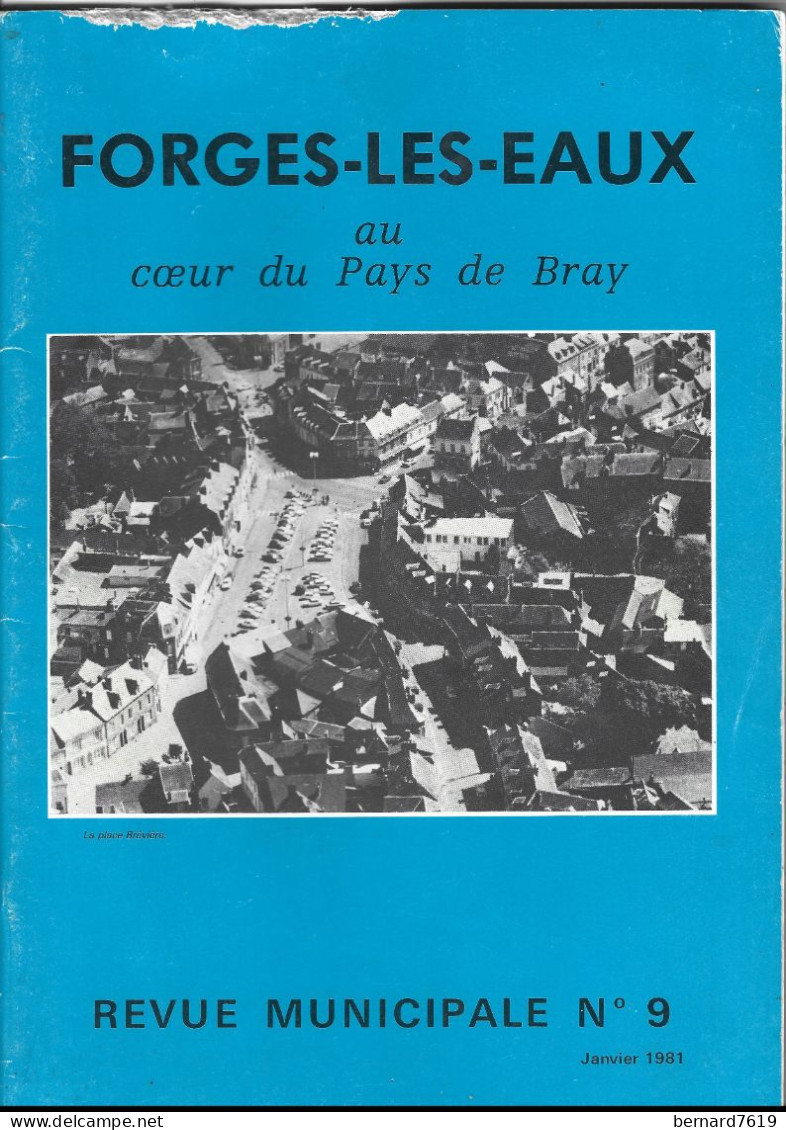 Livre -76 -    Forges Les Eaux - Revue Municipal   N° 9 - Janvier 1981 - Normandie