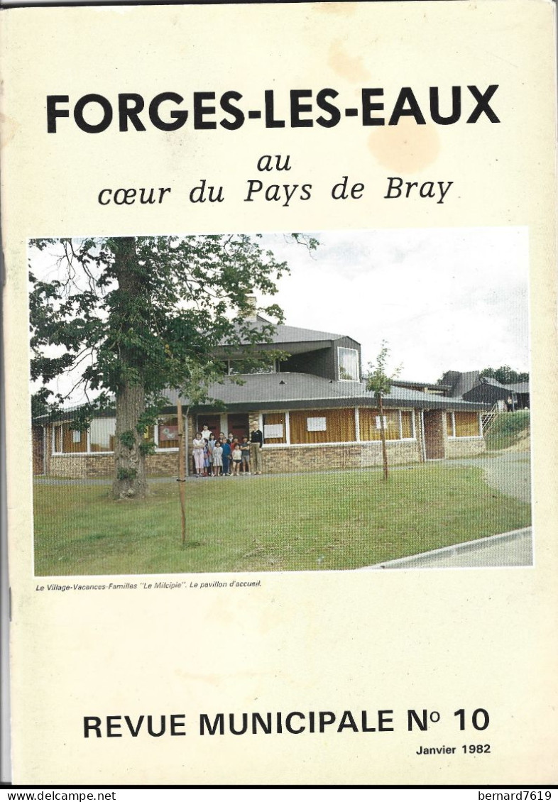 Livre - 76-   Forges Les Eaux - Revue Municipal   N° 10 - Janvier 1982 - Normandië