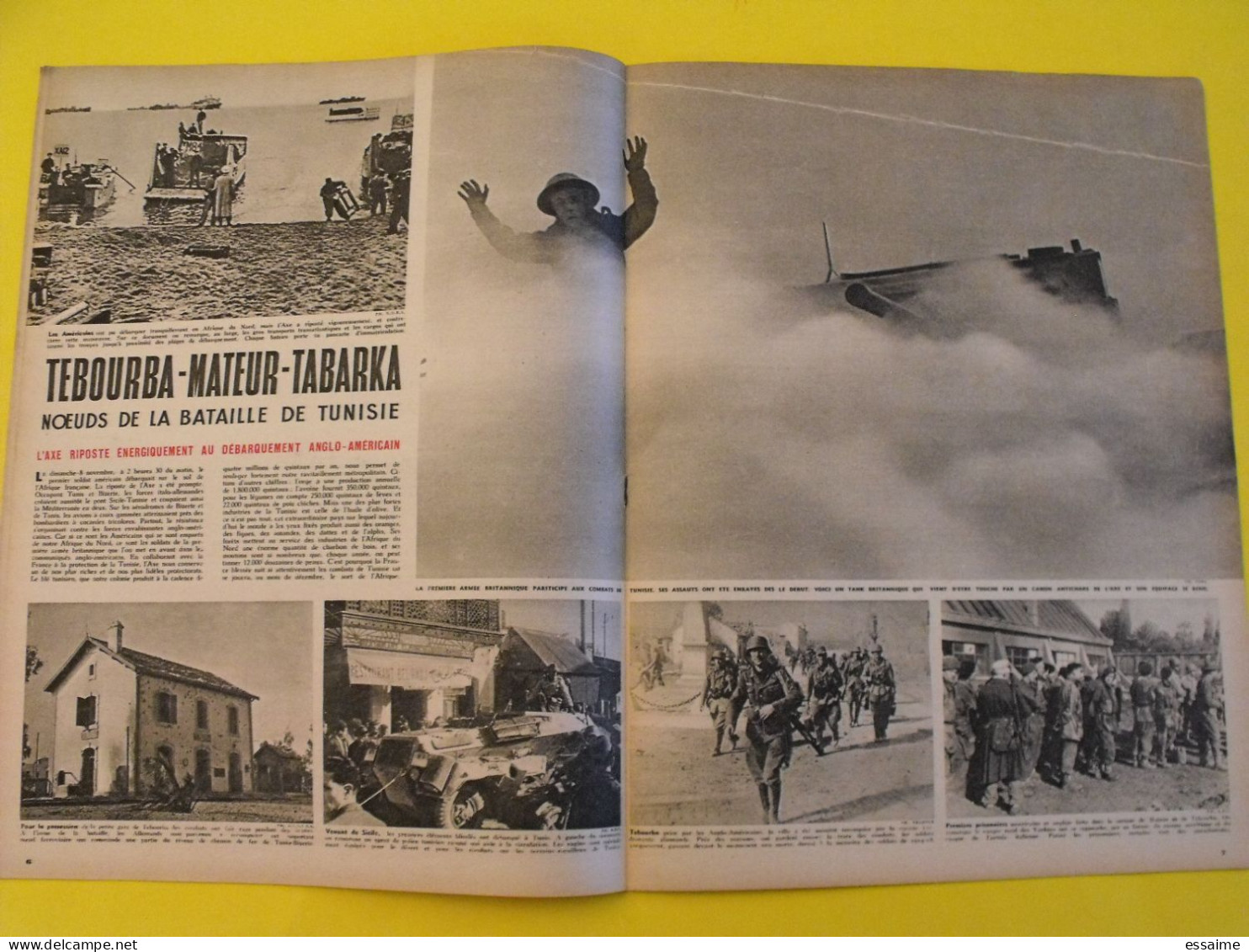 6 revues La semaine de 1942-1943. actualités guerre photos collaboration odette joyeux franco  birmanie berlin maroc