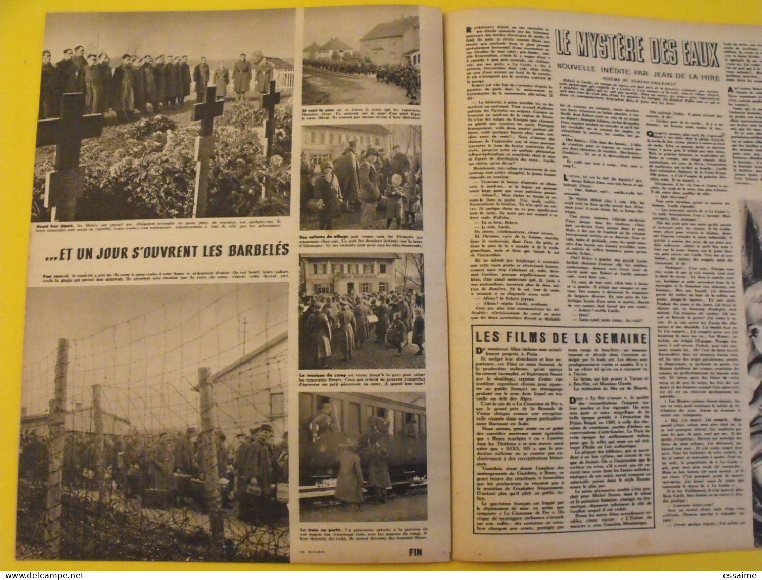 6 revues La semaine de 1942-1943. actualités guerre photos collaboration odette joyeux franco  birmanie berlin maroc