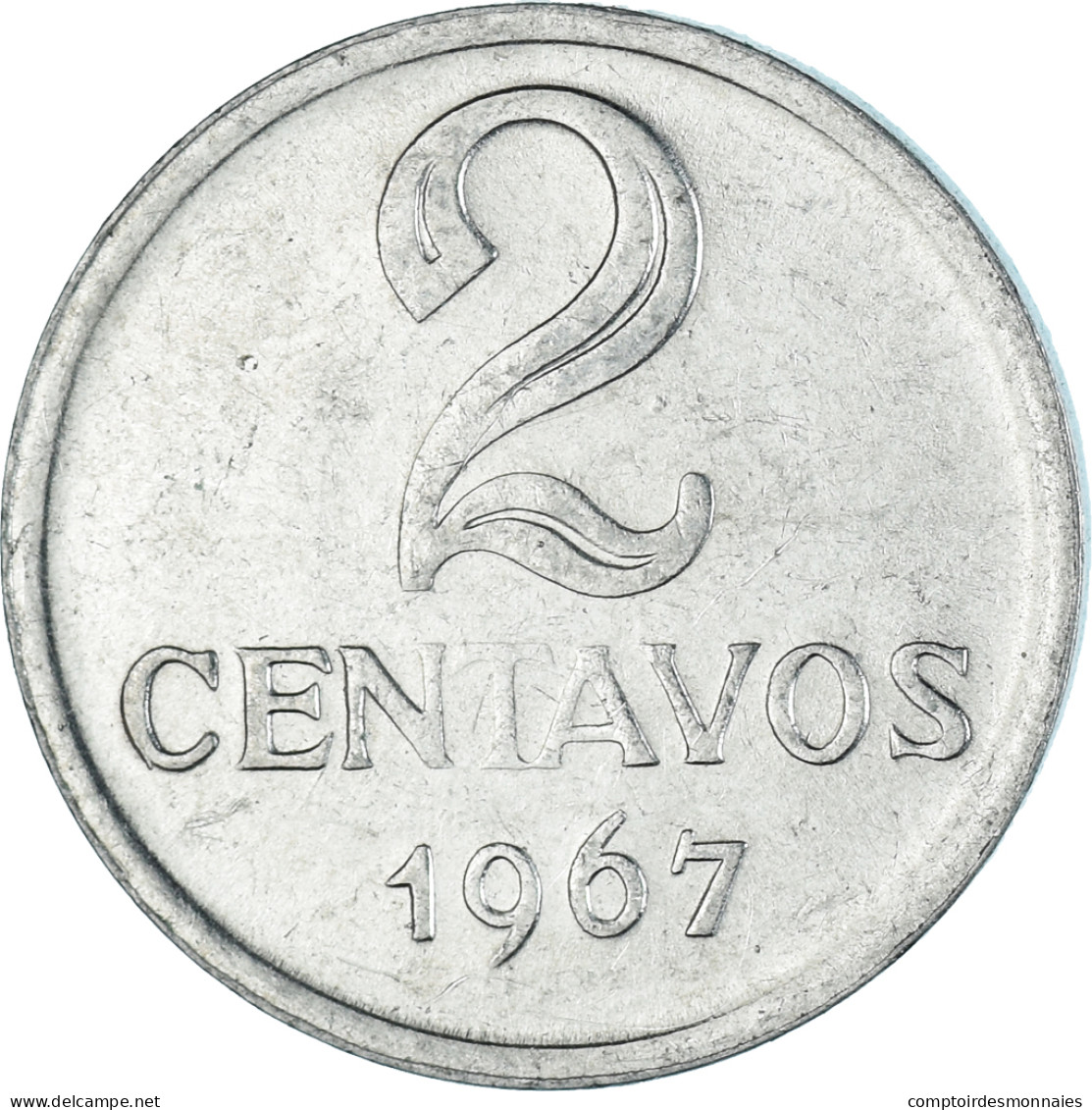 Monnaie, Brésil, 2 Centavos, 1967 - Brésil