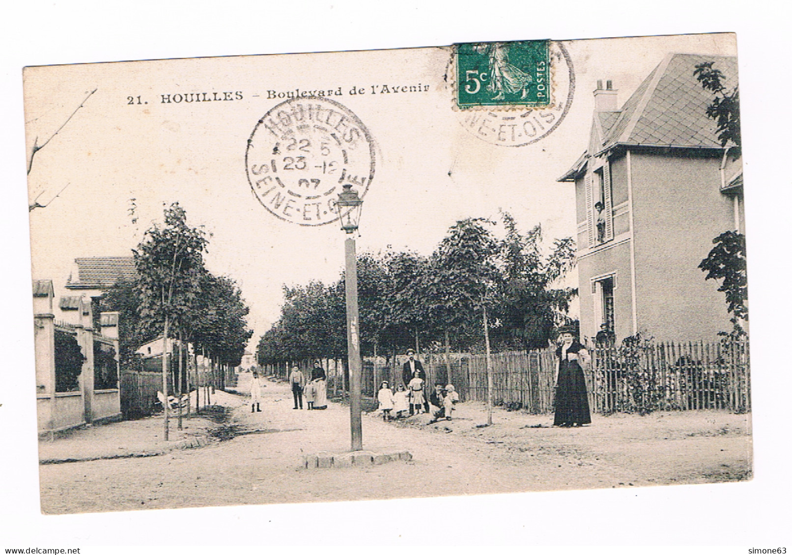 D 78 - Cpa -  HOUILLES - Boulevard De L'avenir - Houilles