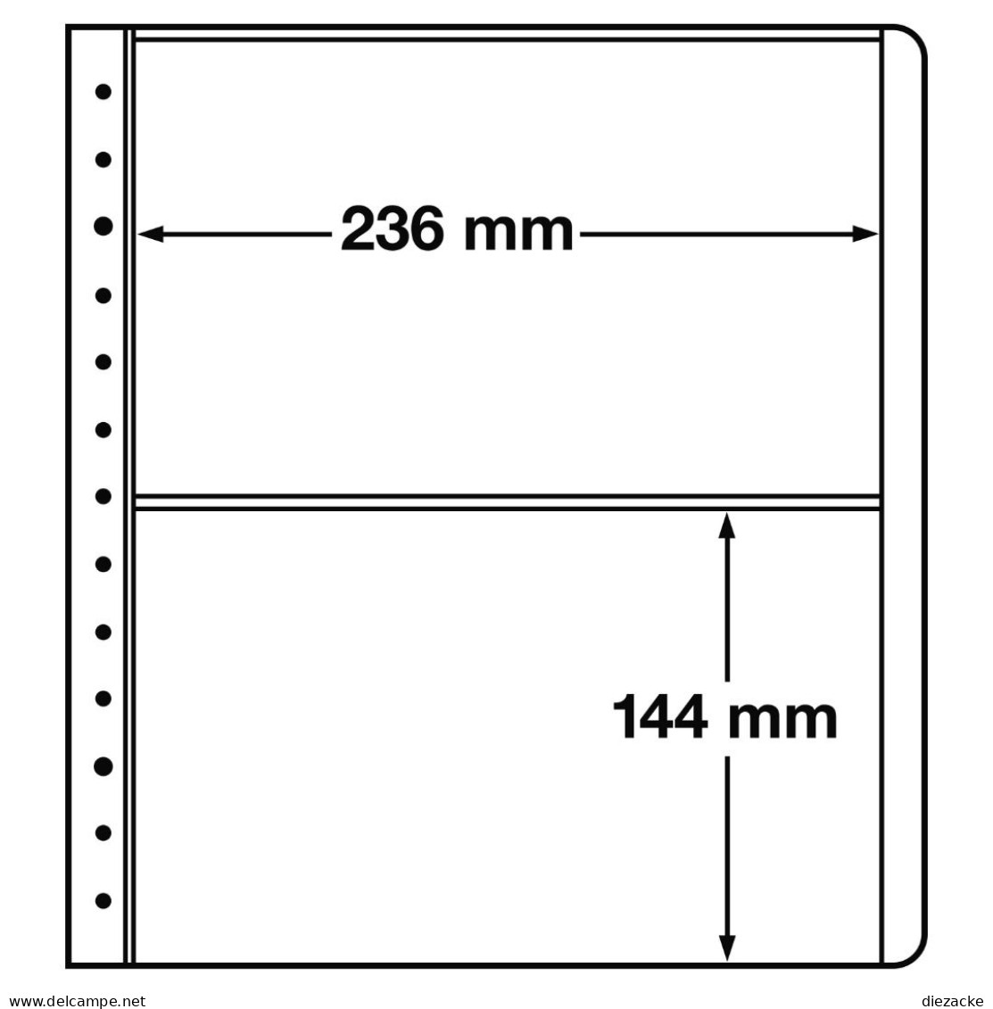 Leuchtturm LB Blankoblätter LB SH 2 (10er Pack) 324854 Neu ( - Vierges