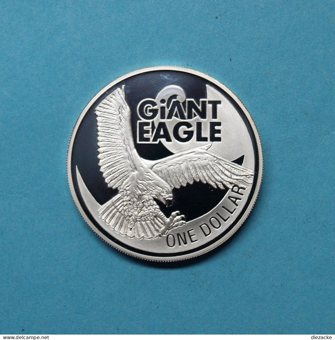 Neuseeland 2009 1 Dollar Giant Eagle 1 Unze Feinsilber PP (M4399 - Ohne Zuordnung