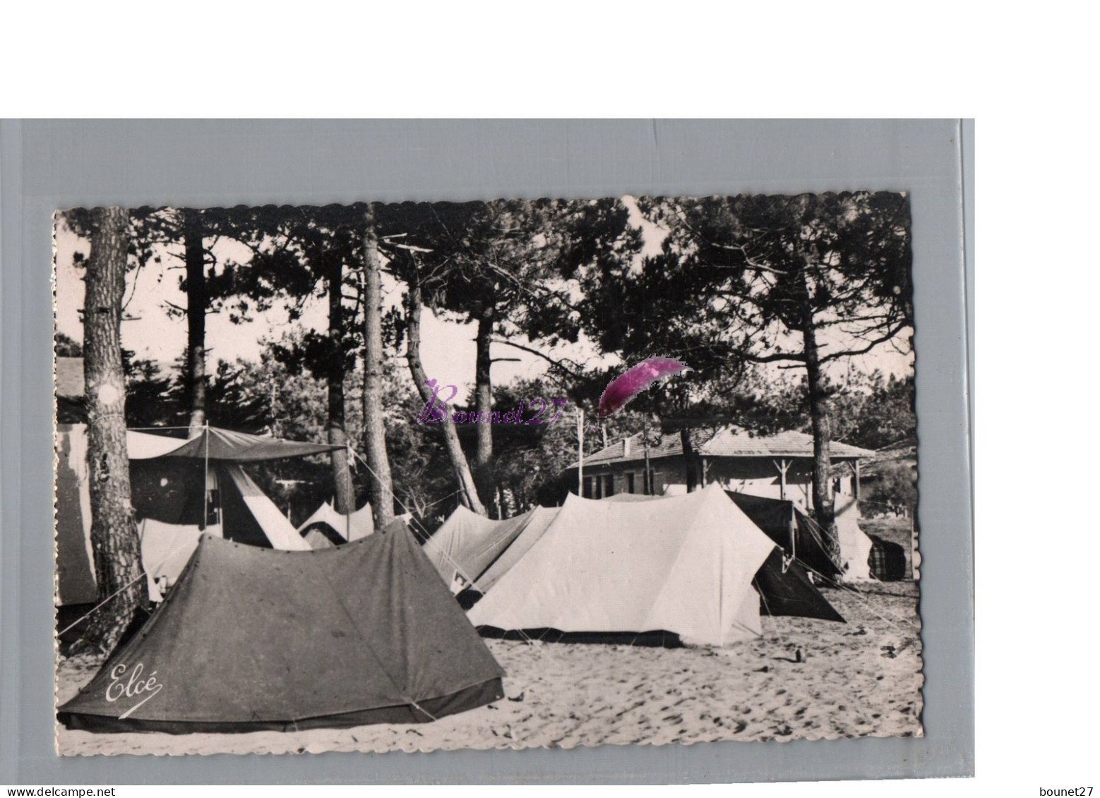 CPSM - VIEUX BOUCAU LES BAINS 40 - Ville D'hiver Les Tentes Des Campeurs 1955 - Vieux Boucau