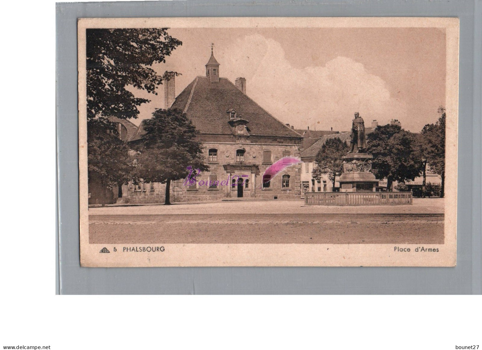 CPA - PHALSBOURG 57 - La Place D'armes 1947 - Phalsbourg