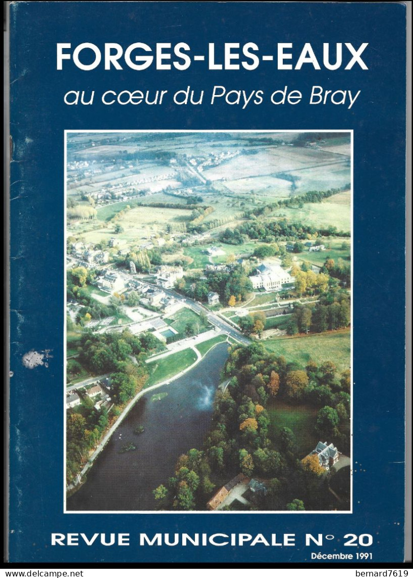 Livre -   76 -  Forges Les Eaux - Revue Municipal   N° 20 - Decembre 1991 - Normandië