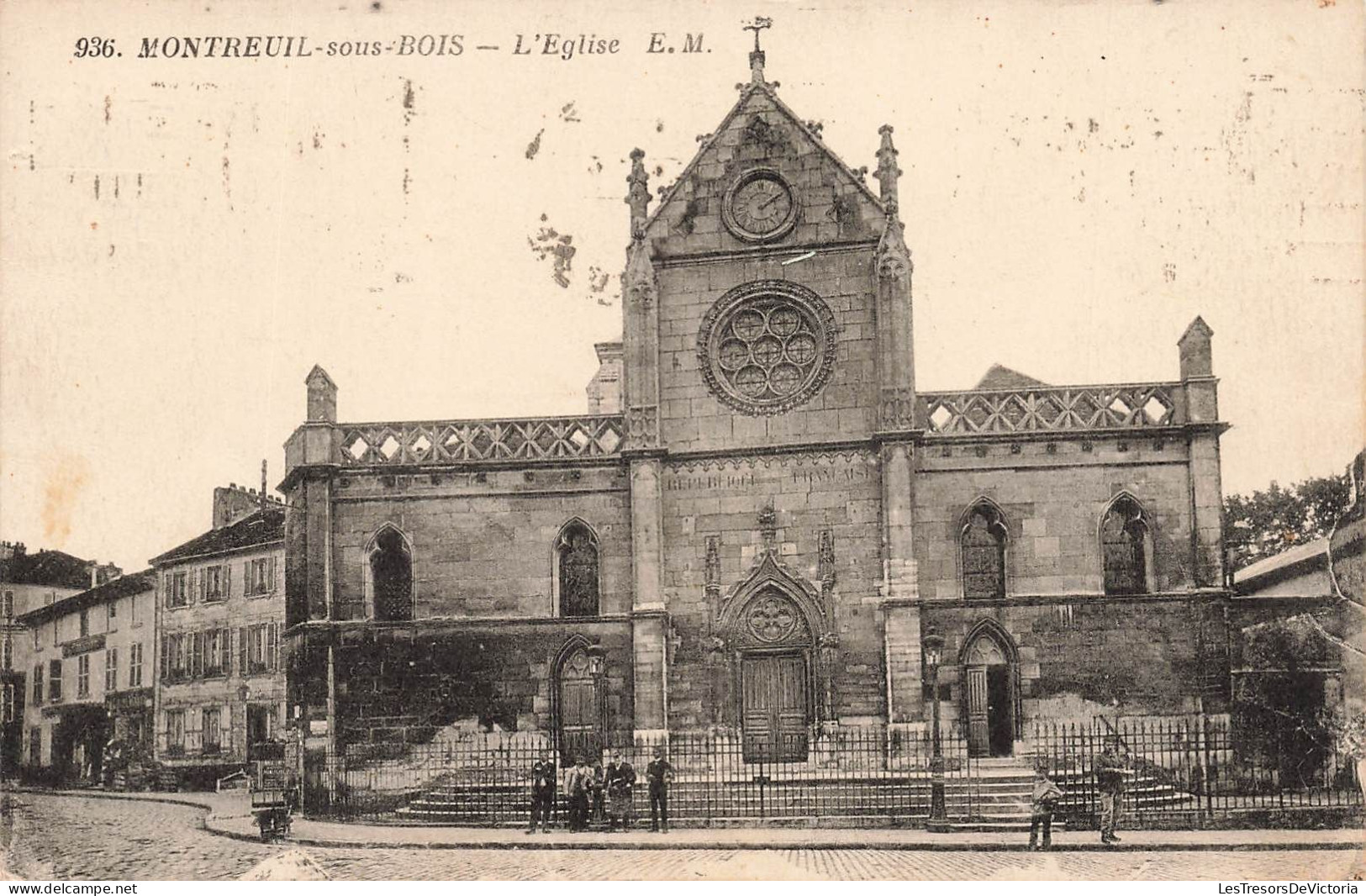 FRANCE - Montreuil Sous Bois - L'église - Carte Postale Ancienne - Montreuil