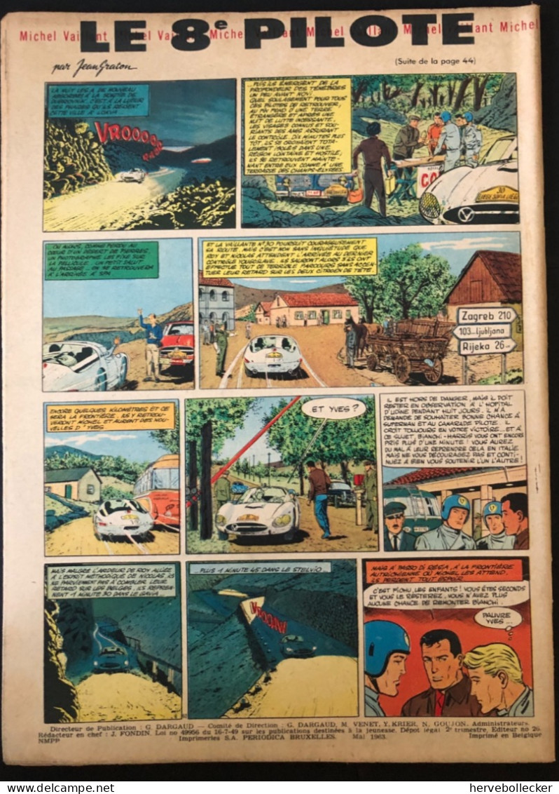 TINTIN Le Journal Des Jeunes N° 760 - 1963 - Tintin