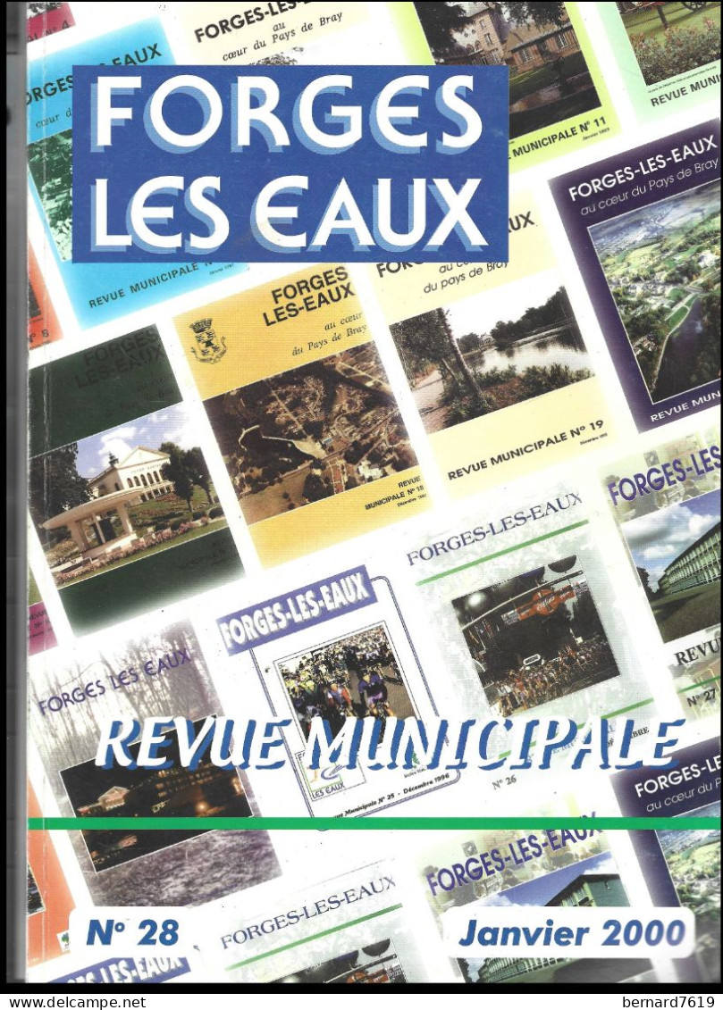 Livre -  76 -  Forges Les Eaux - Revue Municipal   N° 28 -janvier 2000 - Normandie