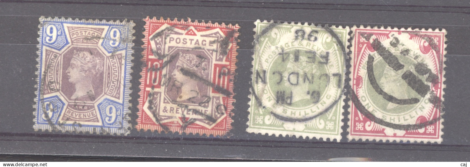 Grande Bretagne  :  Yv  101-04  (o) - Used Stamps