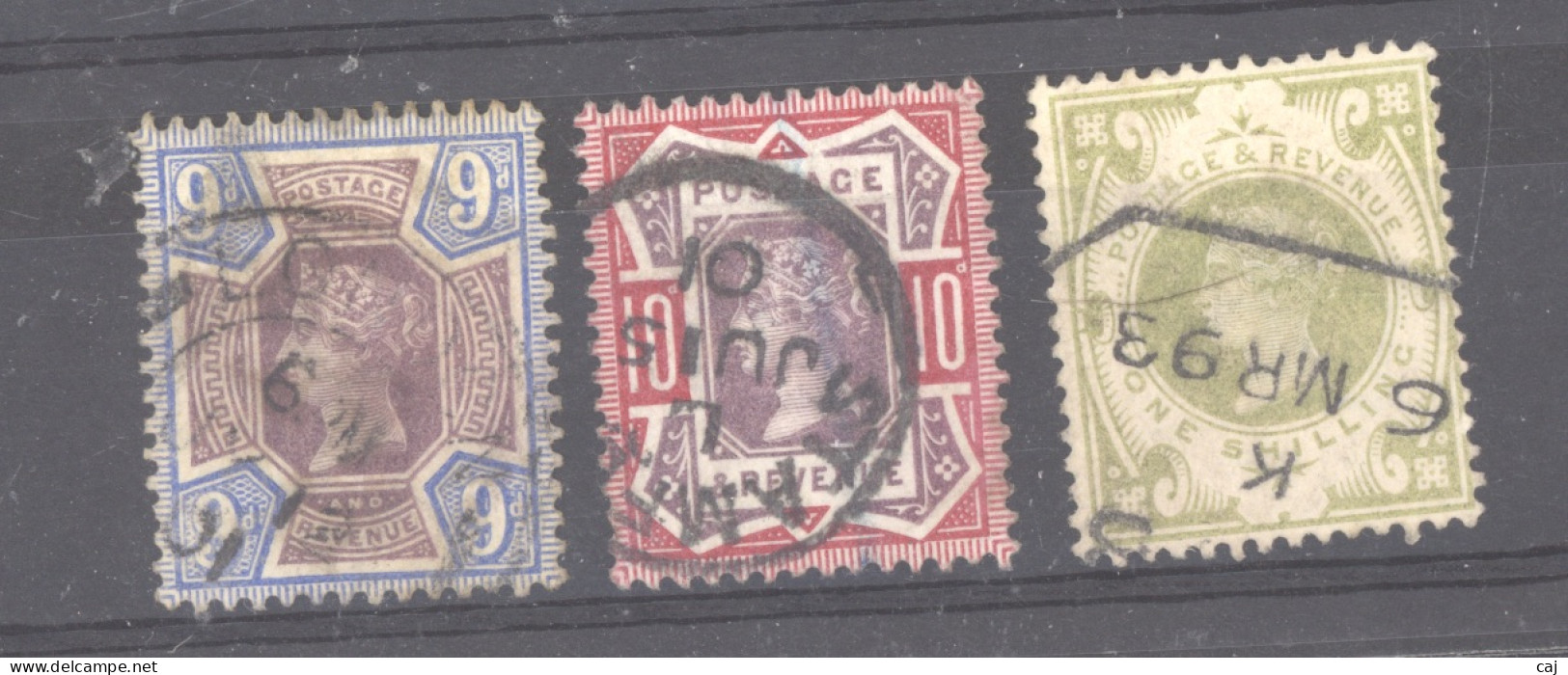 Grande Bretagne  :  Yv  101-03  (o) - Used Stamps