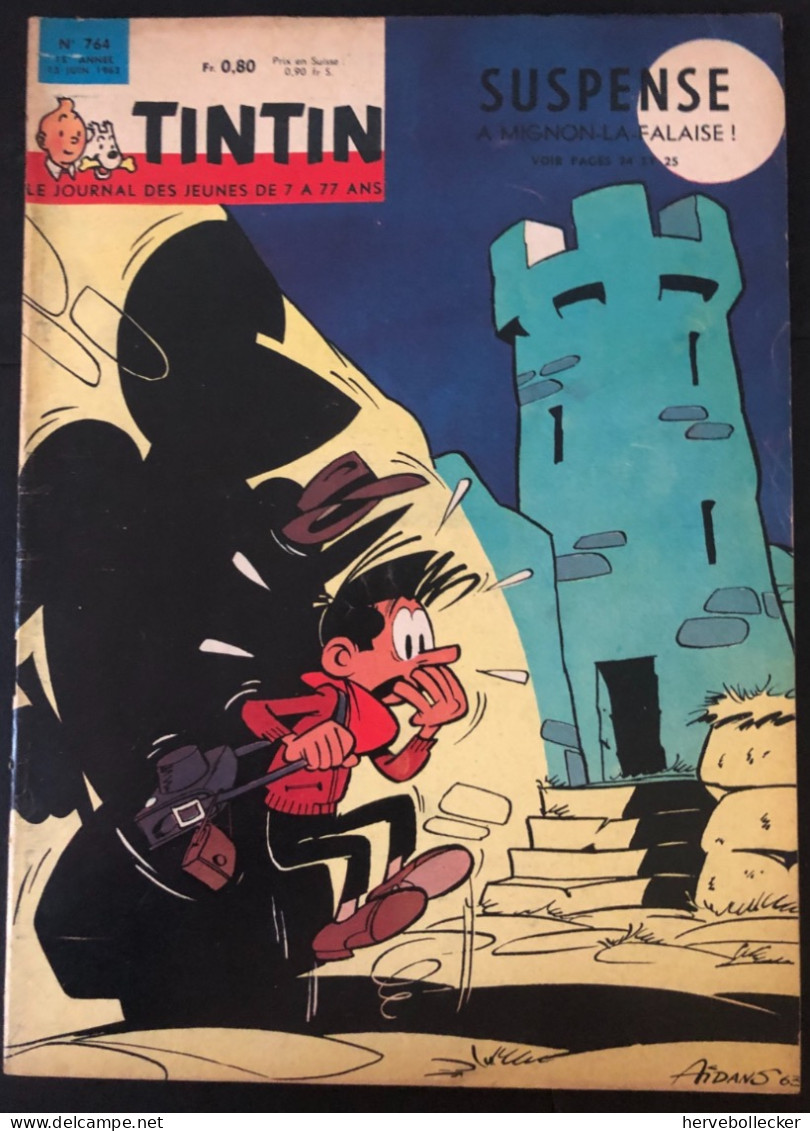 TINTIN Le Journal Des Jeunes N° 764 - 1963 - Tintin