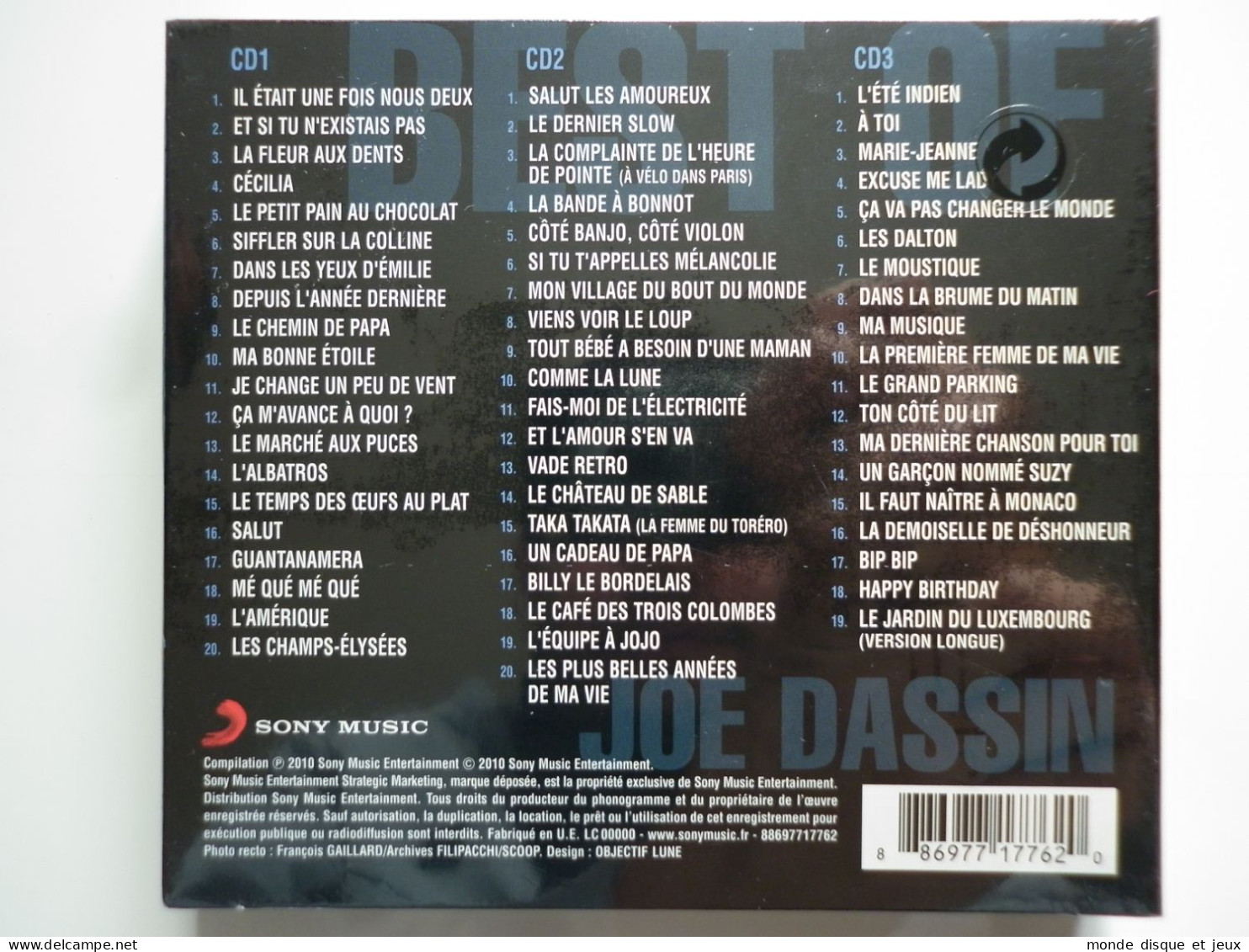 Joe Dassin Triple Cd Album Digipack L'Album Souvenir - Andere - Franstalig