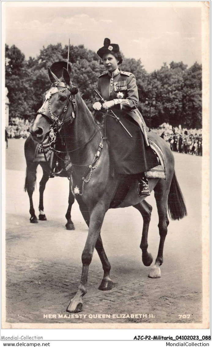 AJCP2-0149 - MILITARIA - HER MAJESTY QUEEN ELISABETH - Guerra 1939-45