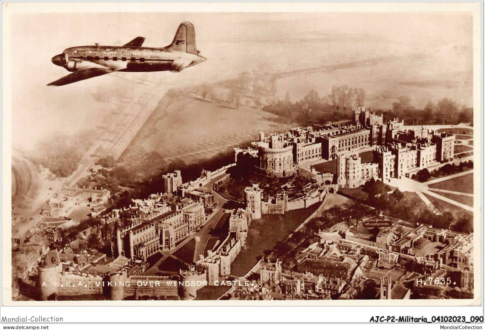 AJCP2-0150 - MILITARIA - A-B-E-A - VIKING OVER WINDSOR CASTTLE - Guerra 1939-45