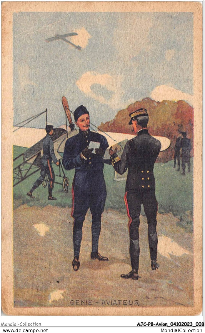 AJCP8-0734- AVION - GENIE - AVIATEUR - 1914-1918: 1st War