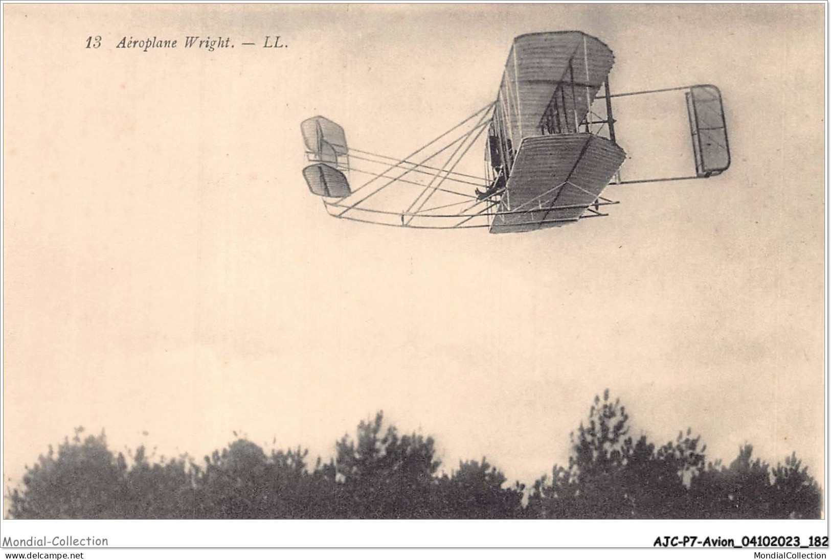 AJCP7-0716- AVION - AEROPLANE WRIGHT - 1914-1918: 1. Weltkrieg