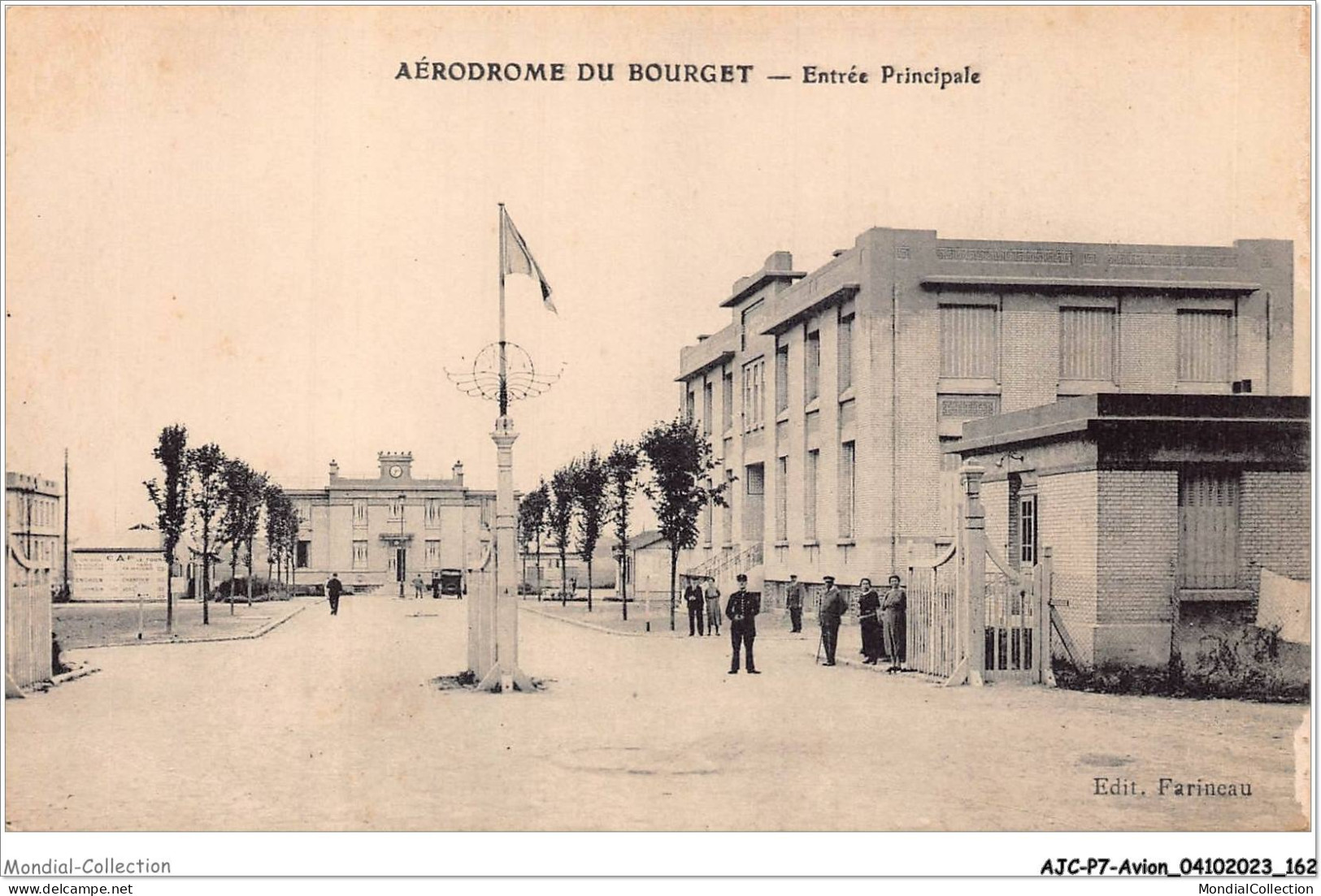 AJCP7-0706- AVION - AERODROME DU BOURGET - ENTREE PRINCIPALE - 1914-1918: 1st War