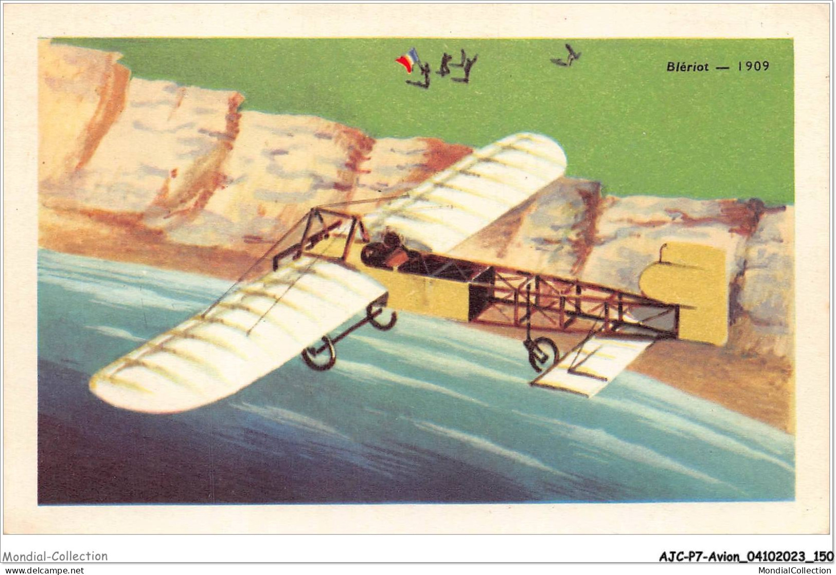 AJCP7-0700- AVION - BLERIOT - 1909 - 1914-1918: 1ère Guerre