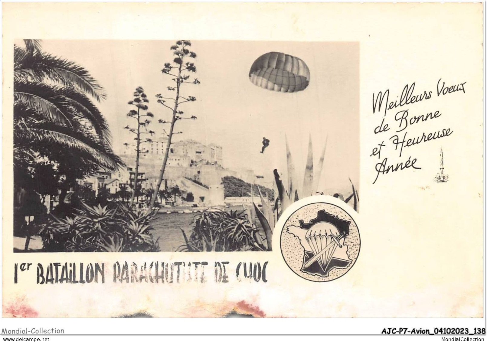 AJCP7-0694- AVION - 1ER BATAILLON PARACHUTUTE DE CHOC - 1914-1918: 1ère Guerre