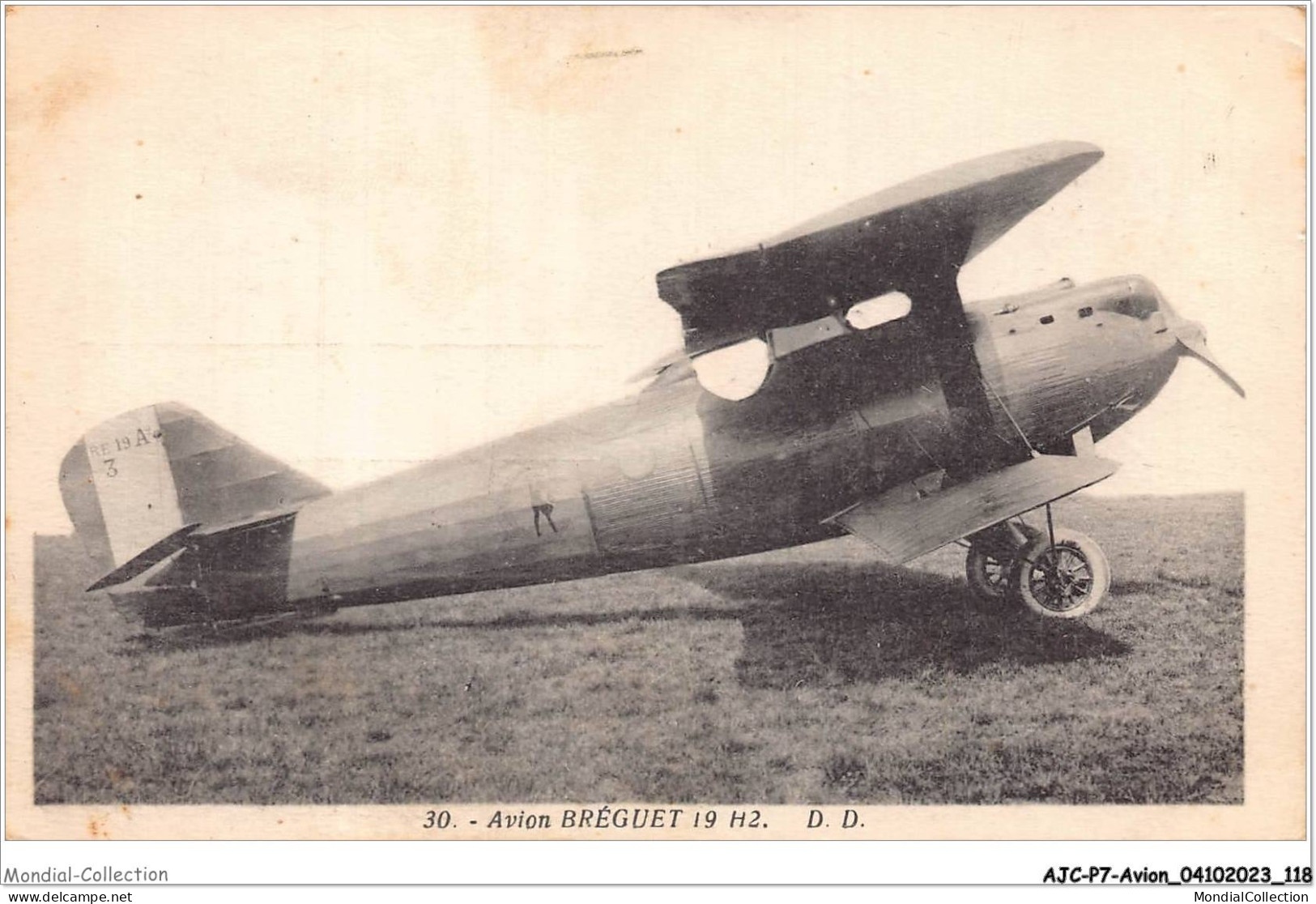 AJCP7-0684- AVION - AVION BREGUET 19 H2 - 1914-1918: 1ère Guerre