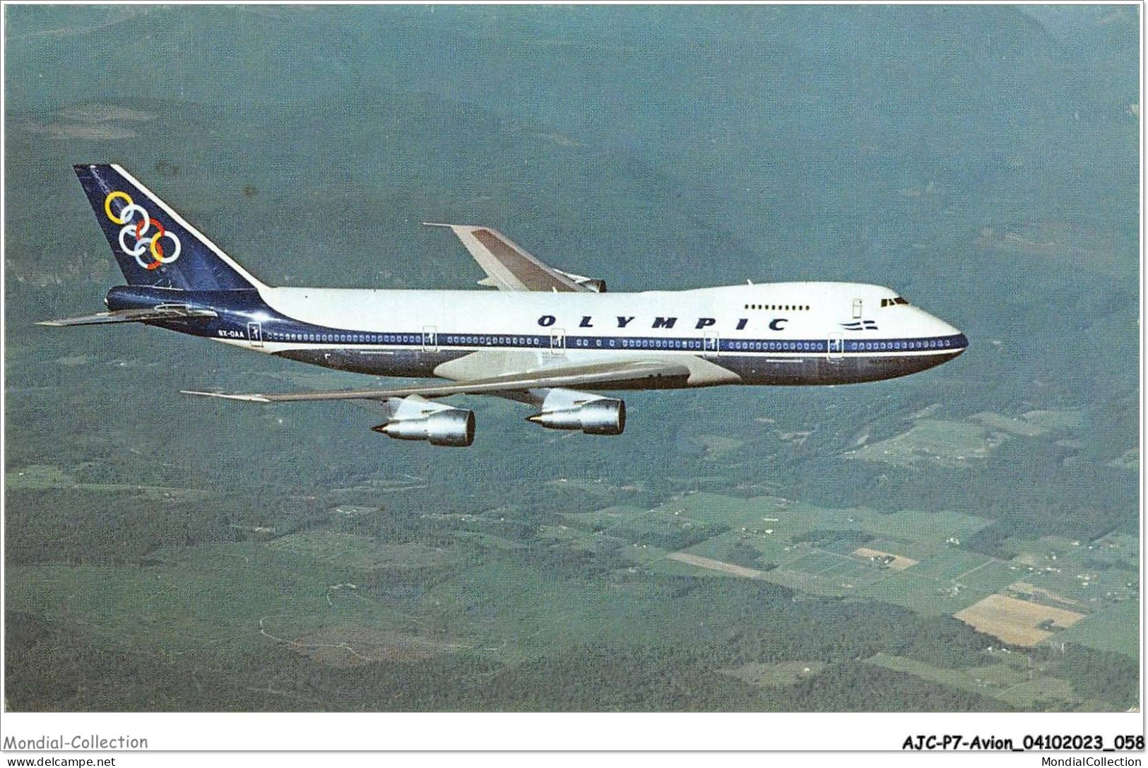 AJCP7-0654- AVION - OLYMPIC - AIRWAYS - BOEING 747-200 B - JUMBO JET - 1914-1918: 1ste Wereldoorlog