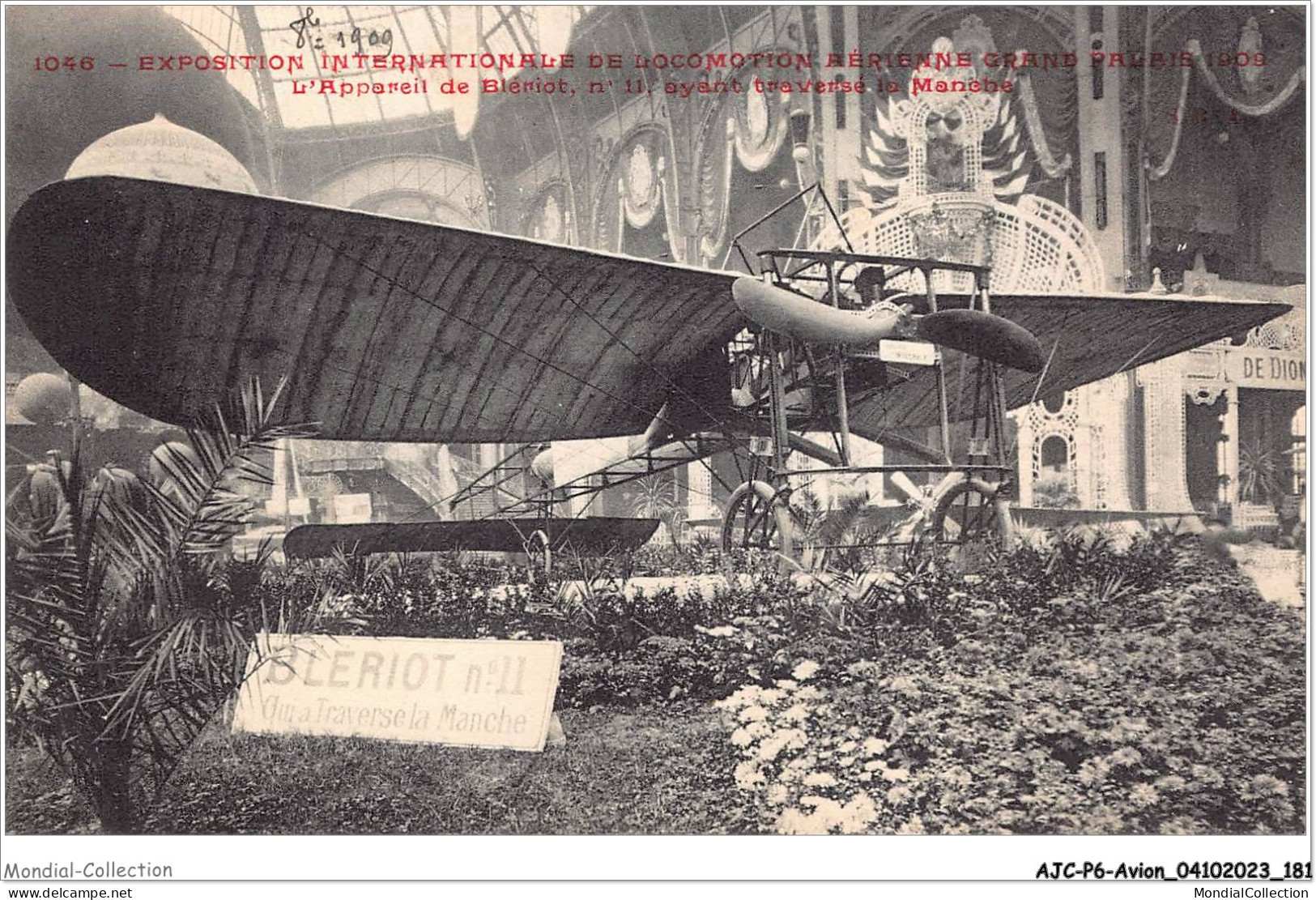 AJCP6-0614- AVION - EXPOSITION INTERNATIONALE DE LOCOMOTION AERIENNE GRAND PALAIS 1909 - 1914-1918: 1st War