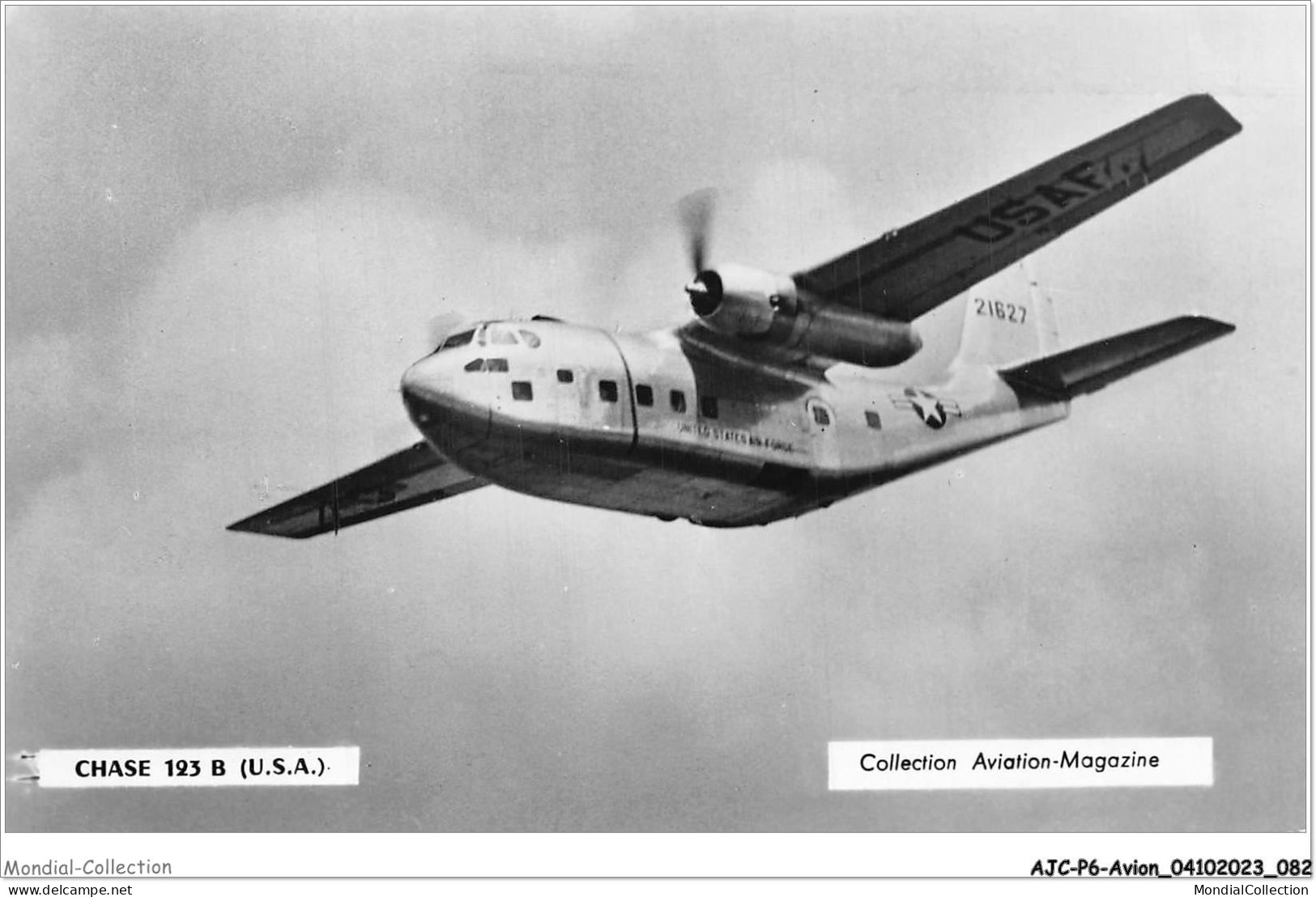 AJCP6-0565- AVION - CHASE 123 B - USA - 1946-....: Era Moderna