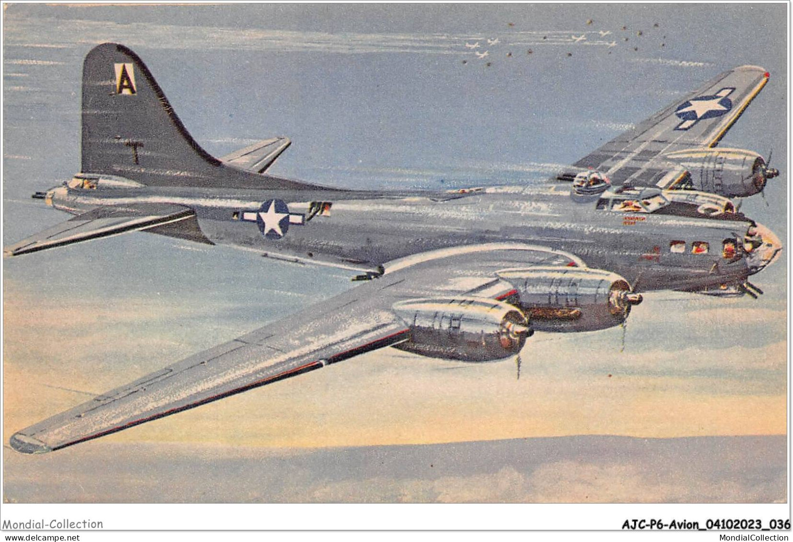 AJCP6-0542- AVION - COMITE NATIONAL DE L'ENFANCE - LA FORTERESSE DES ETATS-UNIS - 1946-....: Moderne