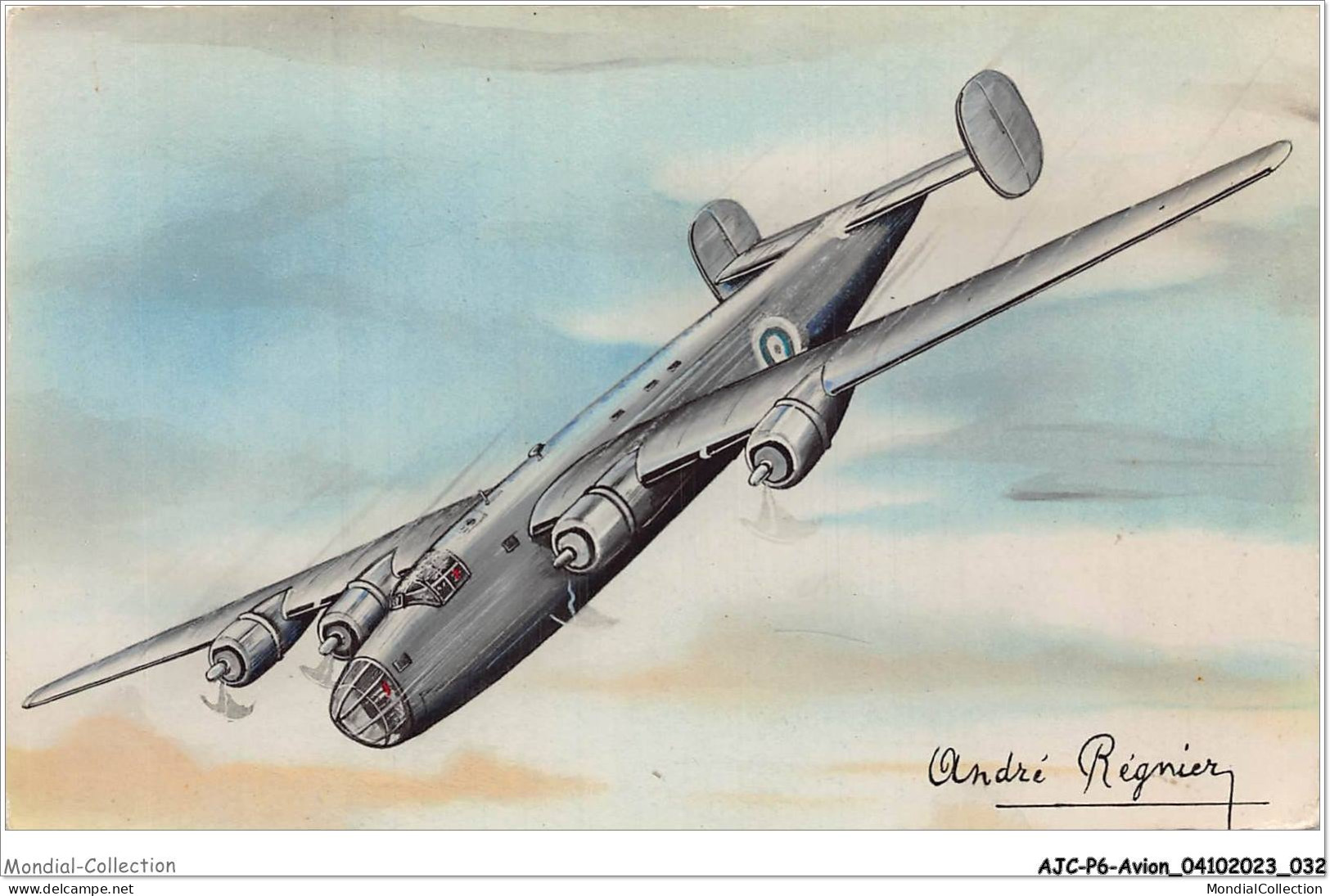 AJCP6-0540- AVION - LIBERATOR - QUADRI-MOTEUR DE BOMBARDEMENT - VITESSE - 480 KM - 1946-....: Moderne