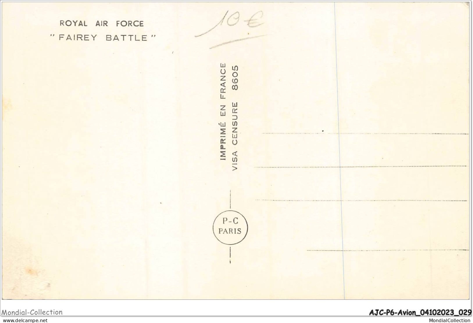 AJCP6-0538- AVION - ROYAL AIR FORCE - 1946-....: Moderne