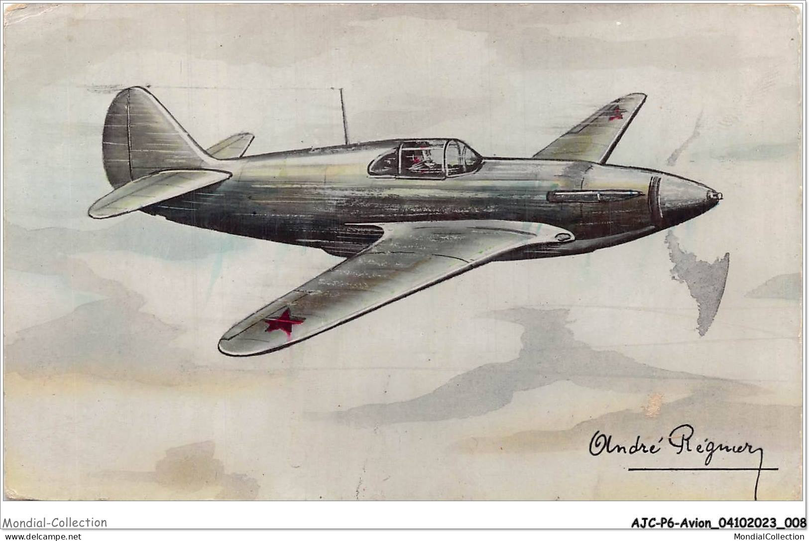 AJCP6-0529- AVION - LAGG-3 - MONIPLACE DE CHASSE - 3 MITRAILLEUSES - VITESSE - 530 KM - 1946-....: Moderne