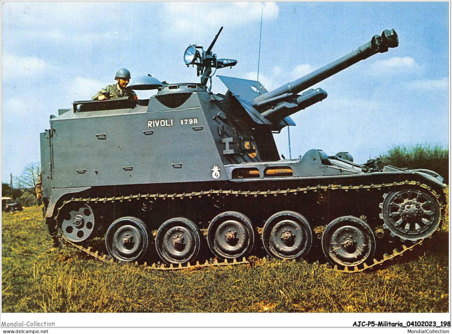 AJCP5-0519- MILITARIA - AUTOMOTEUR DE 105 - Andere Kriege